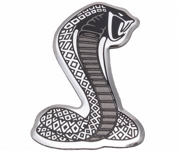 Emblemat Naklejka Aluminiowa Metalowa Kobra Wąż 