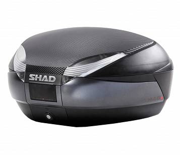 SHAD SH48 Kufer Centralny Tył Ciemno Szary 48 L