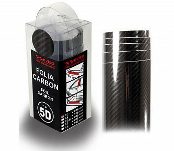 Folia Okleina Ochronna Carbon 5D Czarna 10 x 200cm